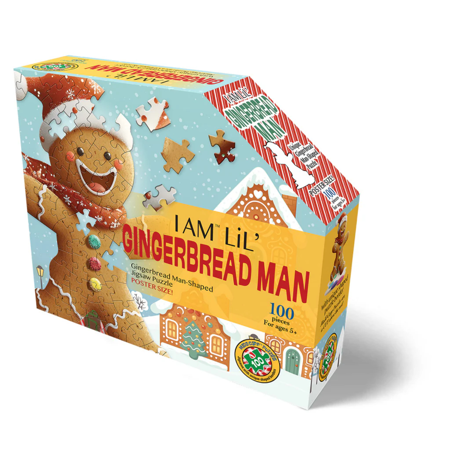 MDC4030 Puzzle da 100 Pezzi Sagomato - I Am Lil' Gingerbread Man - immagine 1