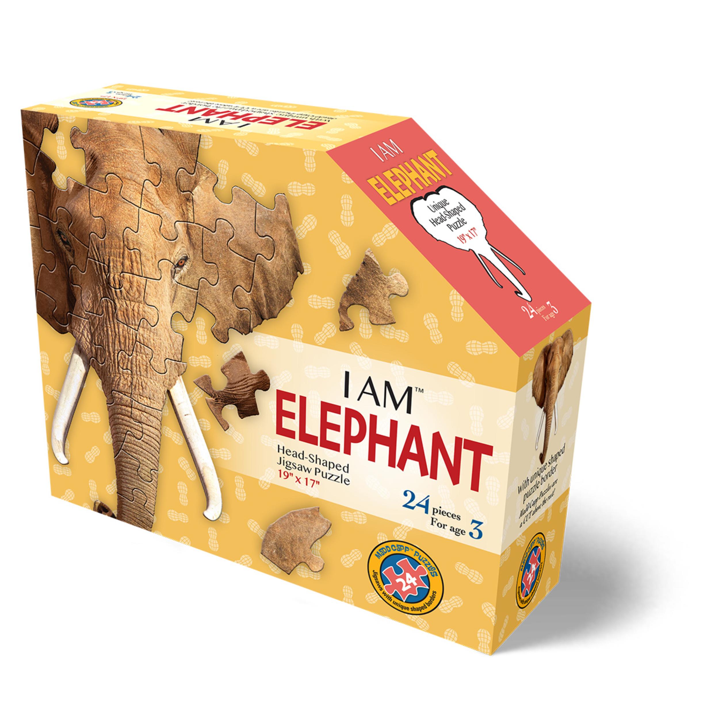 MDC4406 Puzzle da 24 Pezzi Sagomato - I Am Elephant - immagine 1