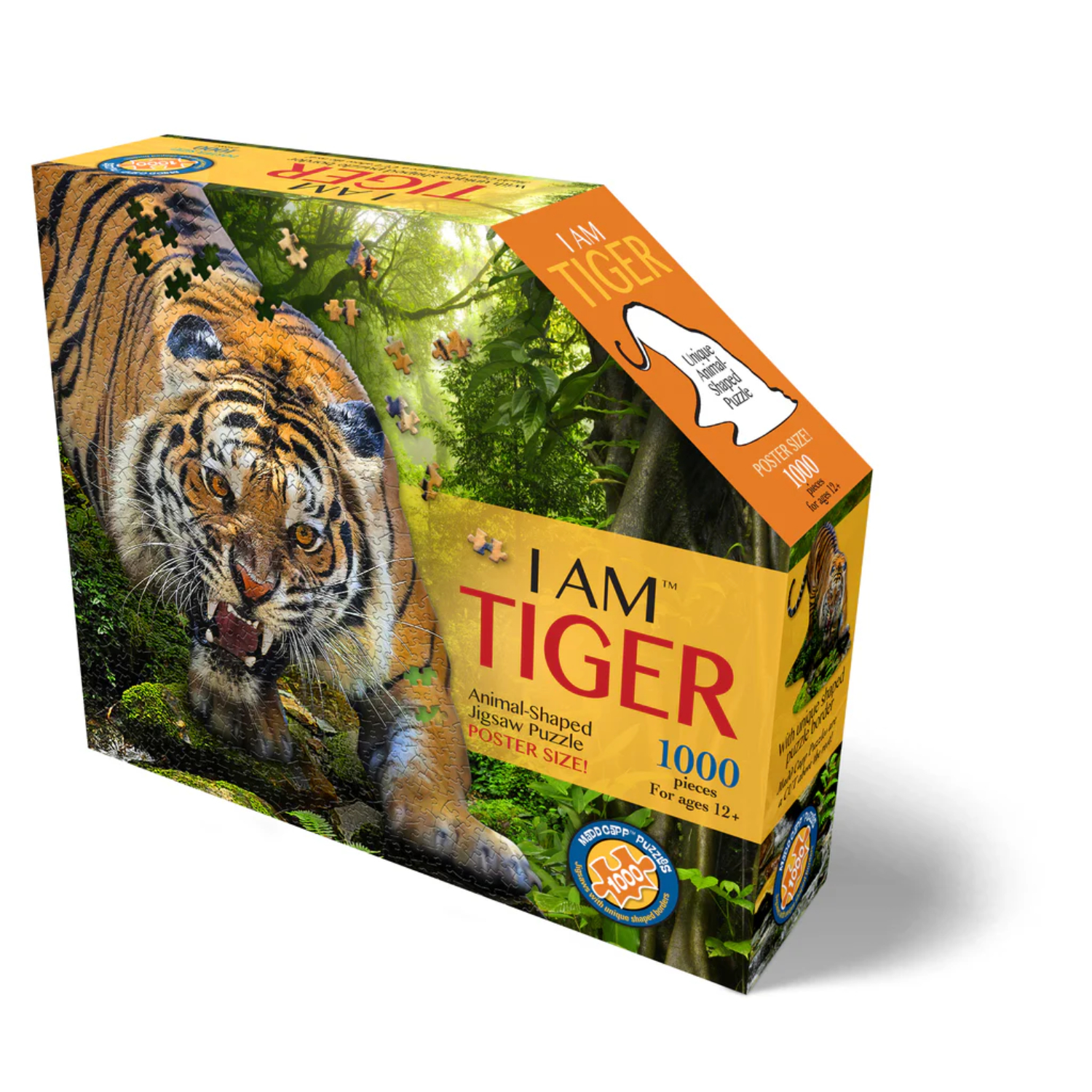 MDC7004 Puzzle da 1000 Pezzi Sagomato - I Am Tiger - immagine 1