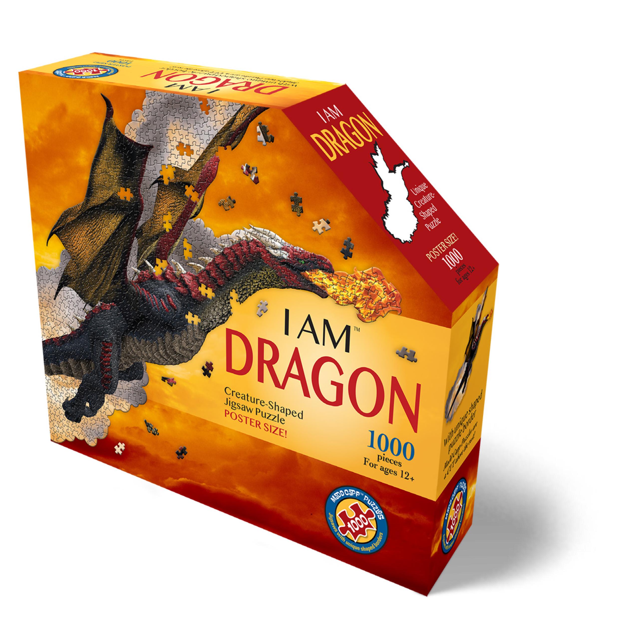 MDC7007 Puzzle da 1000 Pezzi Sagomato - I Am Dragon - immagine 1