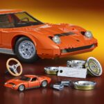 Hot Wheels Premium Mattel Brick Shop Building Set 1/12 Lamborghini Miura P400 SV - immagine 5