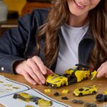 Hot Wheels Speed Mattel Brick Shop Building Set 1/32 '20 Corvette C8.R - immagine 2