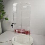 Evoretro 3-Tier Locking Acrylic Hexagon Display Tower - immagine 2