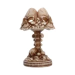 GOTHIC SKULL LAMP BONE - immagine 3