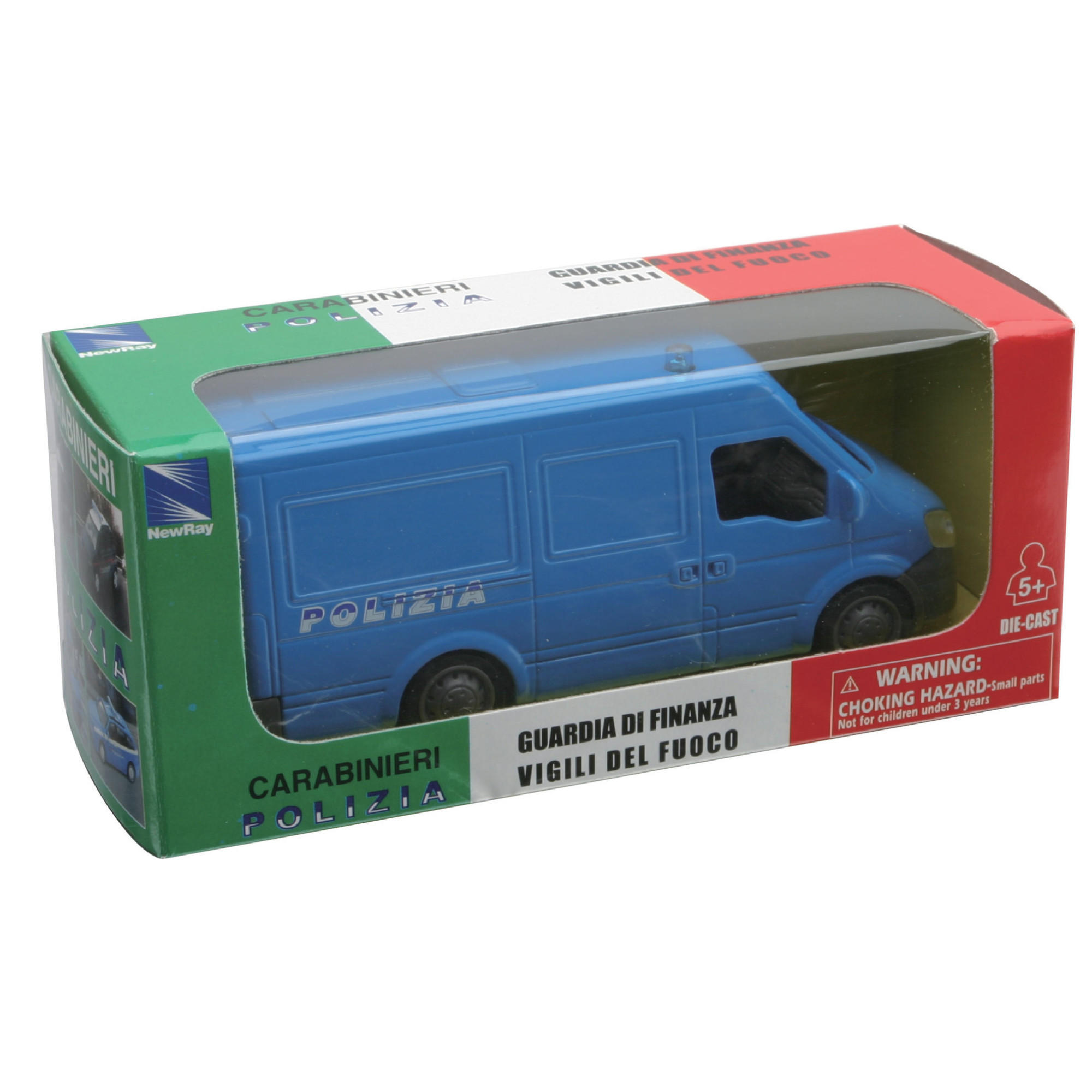 NWR19843I Auto Polizia 3 Ass Scala 1:43 (1 modello assortito casualmente) - immagine 1