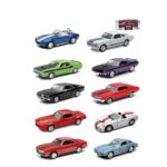 1:32 Diecast US Muscle Car (Modello Assortito Casualmente tra 10 Opzioni)