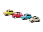 Fiat 500F 1965  Quattro Colori Asso Scala 1:32