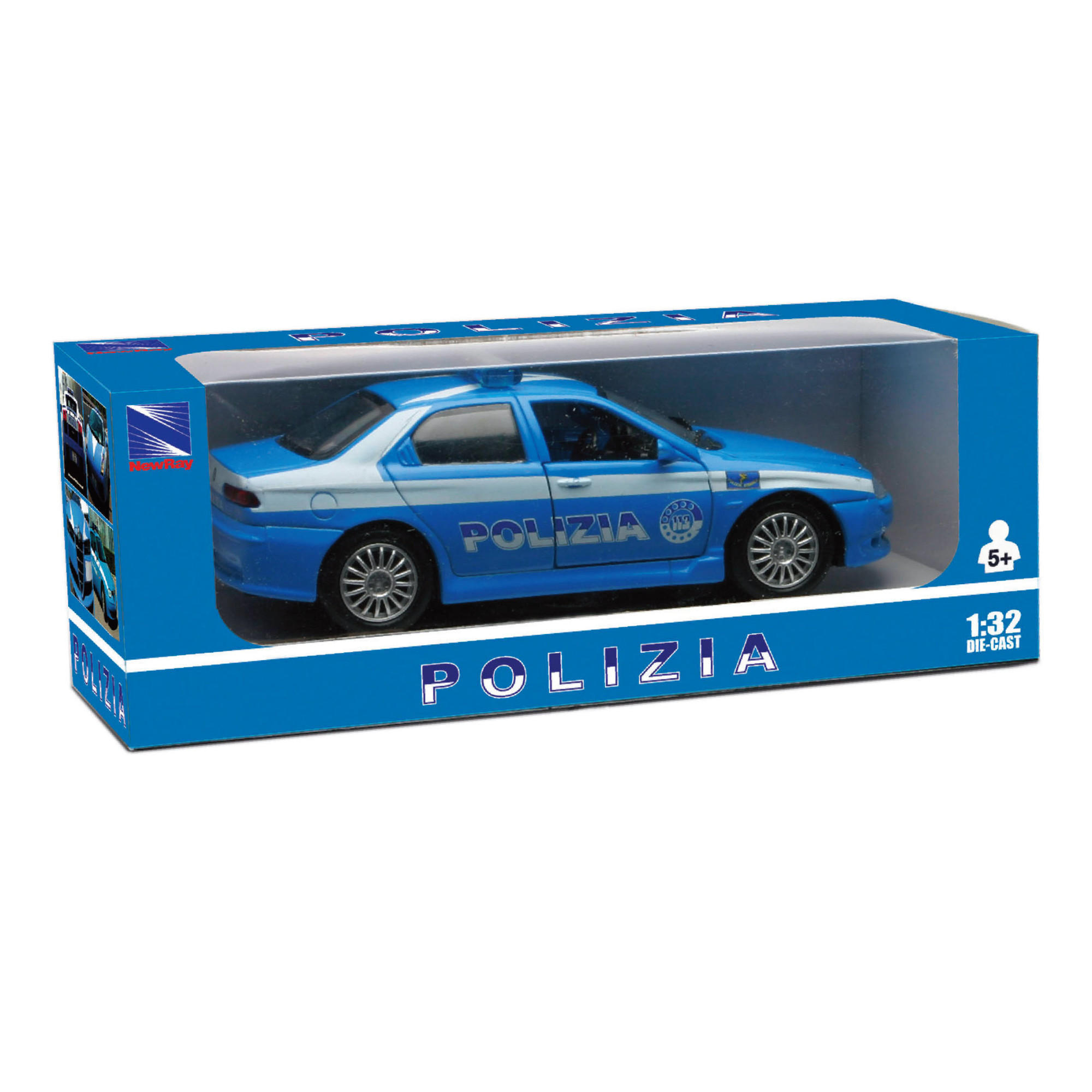 NWR50983I Auto Polizia 3 Ass Scala 1:32 - immagine 1