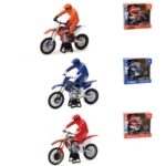 1:12 Dirt Bike with Driver (Modello Assortito Casualmente tra 3 Opzioni)