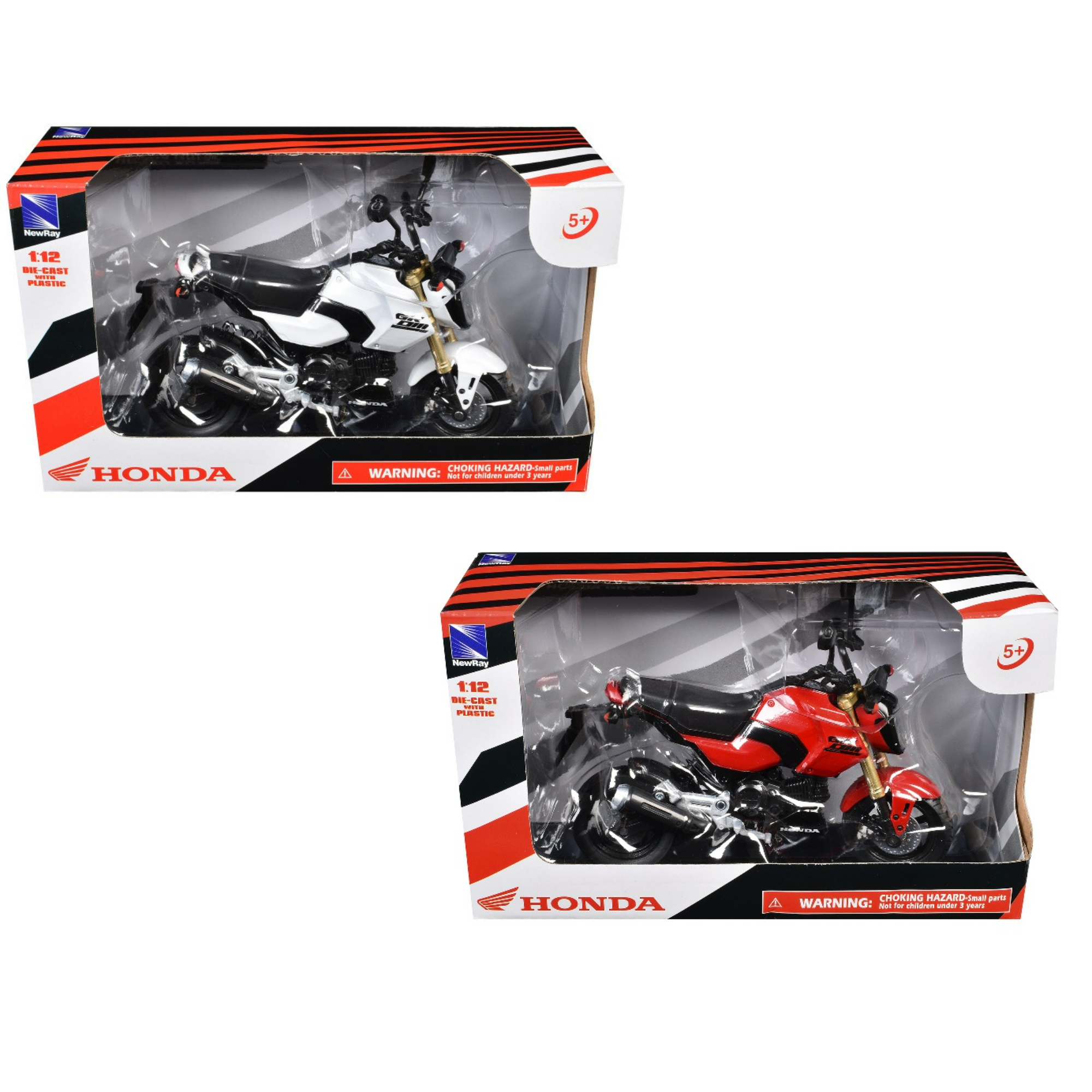 NWR58503 1:12 DIECAST HONDA GROM 2 ASS - immagine 1