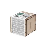 Puzzle da 80 Pezzi Sagomato in Legno - Camaleonte (S) con Box in Legno - immagine 2