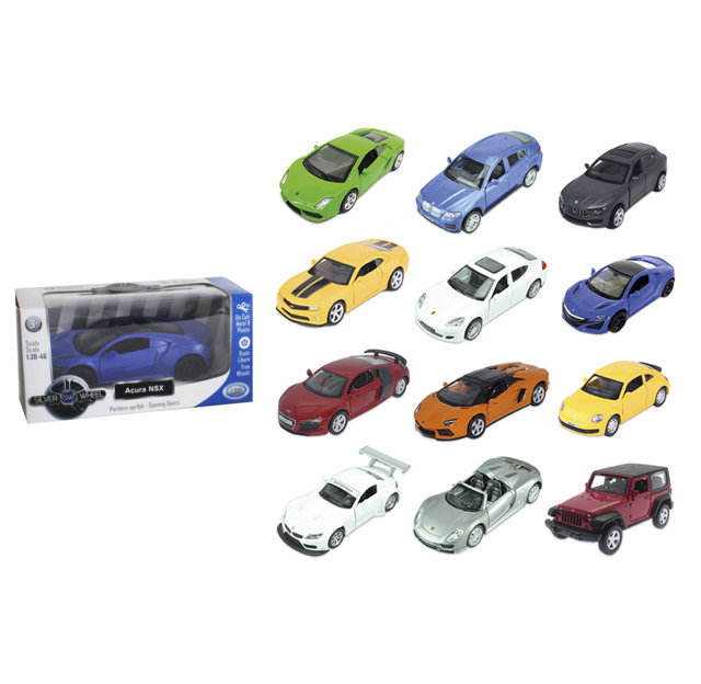 ODS41106 Silver Wheel - Auto c/licenzesc.1:43 in die castLicenze: BMW, Volvo, Nissan, Audi - immagine 1