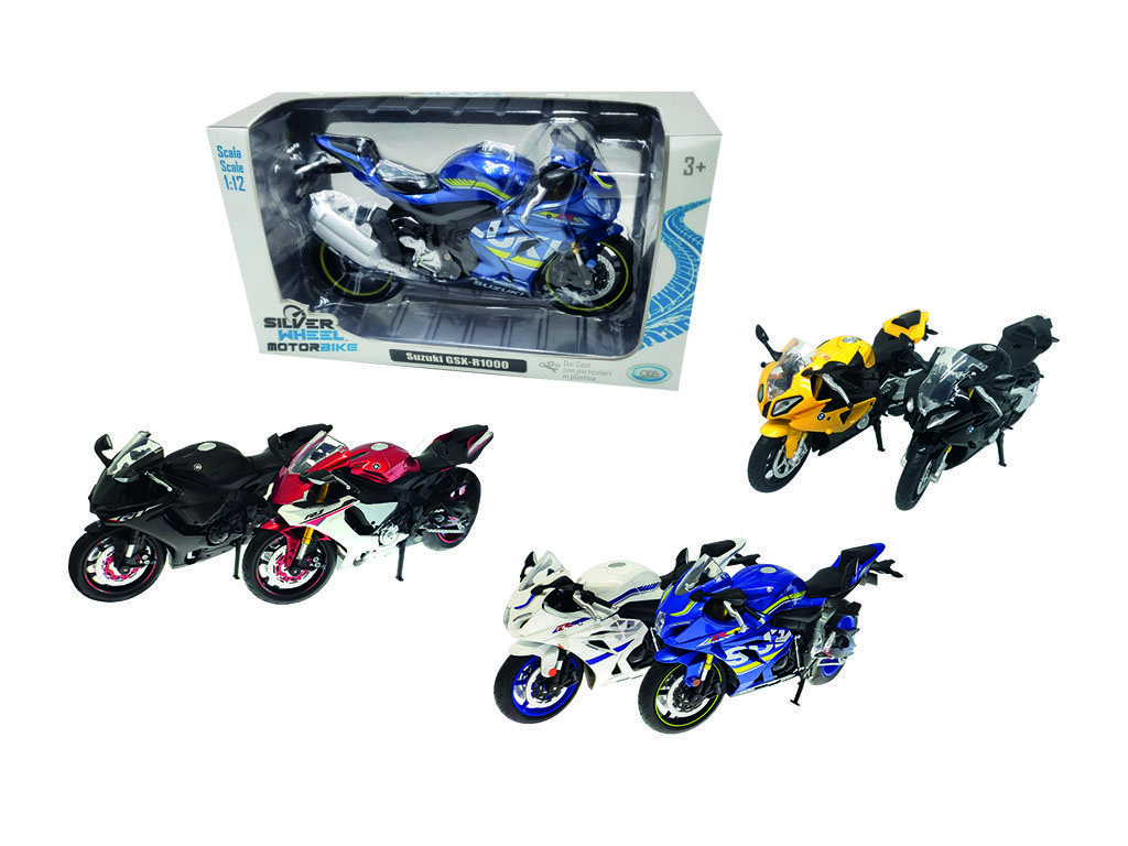 ODS41257 Silver Wheel - Moto Scala 1:12 - immagine 1