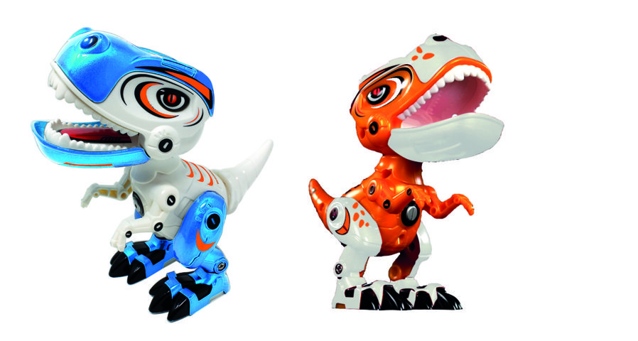 ODS42907 MARS - Dyno RobotRobot dinosauro in die cast e plasticamisura 12.5*6.5*11 cmluci e suonibocca apribile e coda mobilebatterie incluse - immagine 1