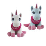 My Vip - Baby Unicorn 29 cm con Bavaglino, luci e suoni(batterie incluse non sostituibili) LUCI E SUONI