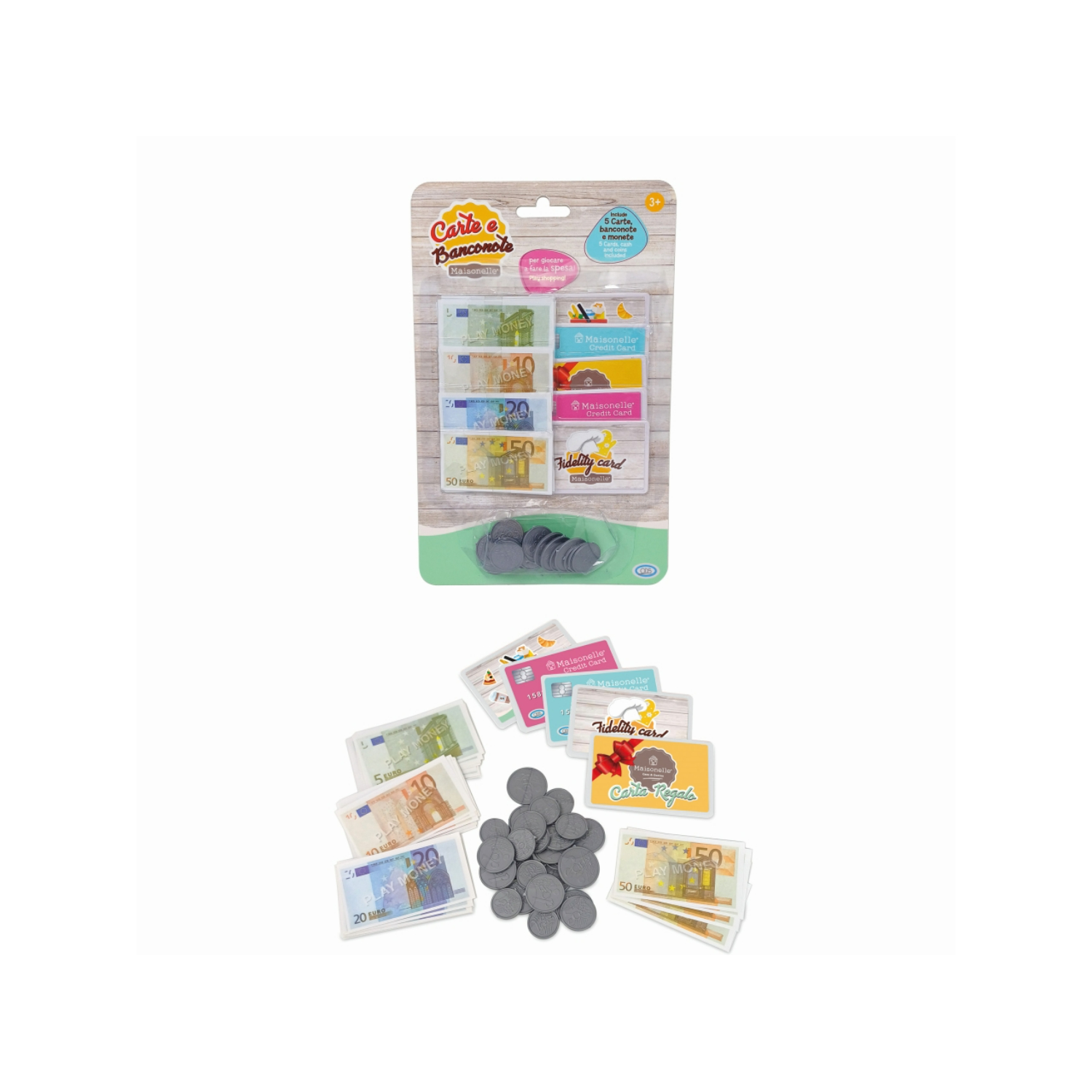 ODS44090 Maisonelle - Set Banconote e Carte di Credito - immagine 1