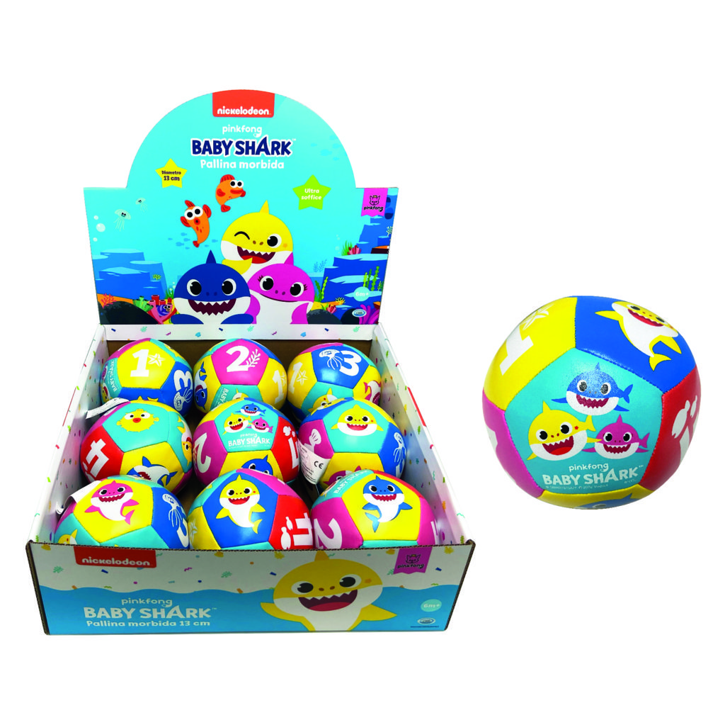 ODS48829 Baby Shark - Baby Ball Ultra Soft 12,7 cm - immagine 1