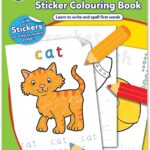 First Words Colouring Book