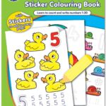 1-20 Colouring Book