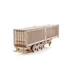 Modello 3D in Legno - Rimorchio per Camion Road King (Container) - immagine 3