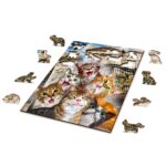 Puzzle da 200 Pezzi in Legno - Kittens in London - immagine 5