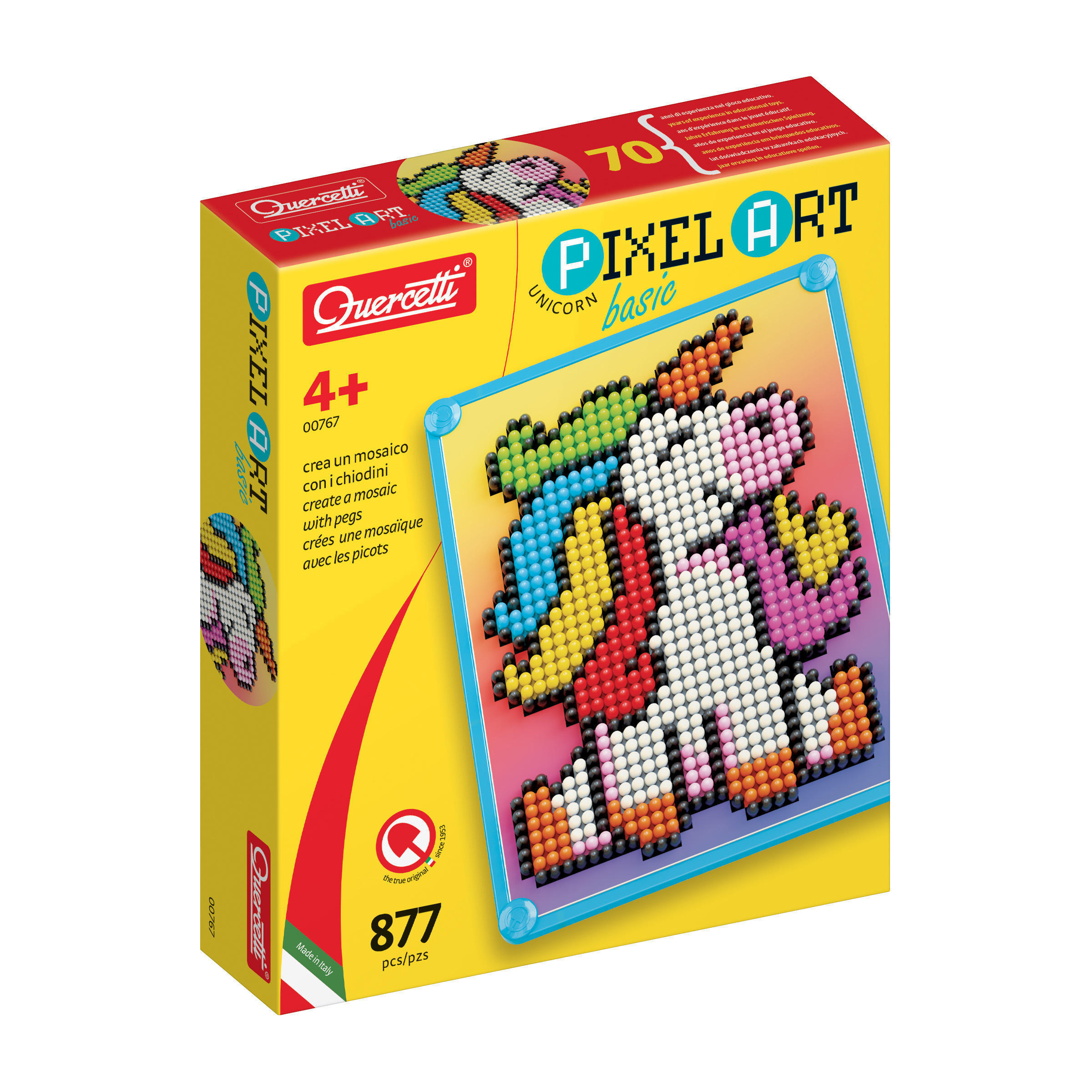 QRT00767 Pixel Art Basic Unicorn - immagine 1