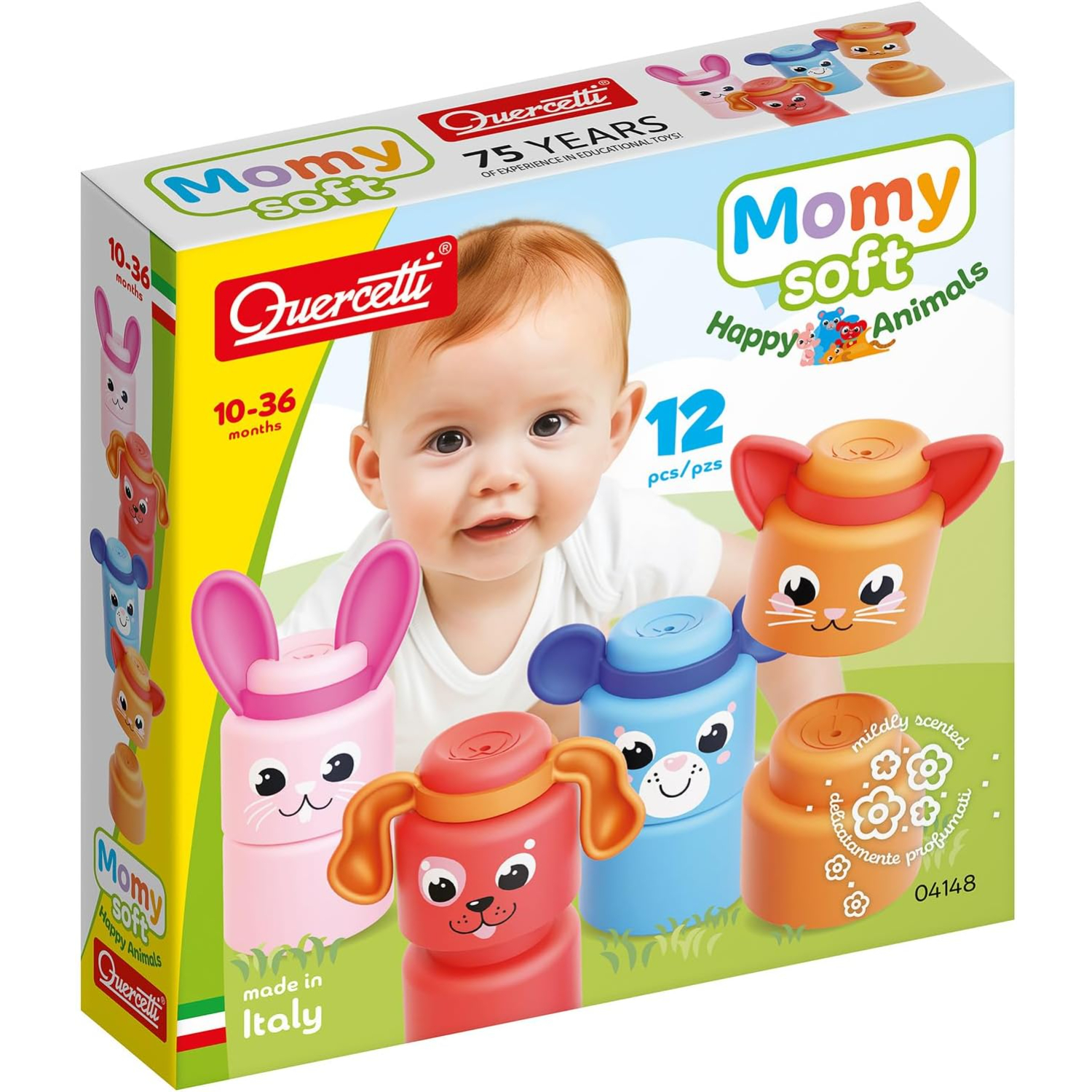 QRT04148 Momy Soft Animals - 12 Pezzi - immagine 1