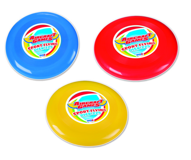 RST10033 DISCO FRESBEE 23CM DSP 12 PZ AIRCRAFT GAMES - immagine 1