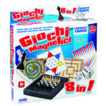 Giochi Magnetici 8 in 1 - Formato Travel