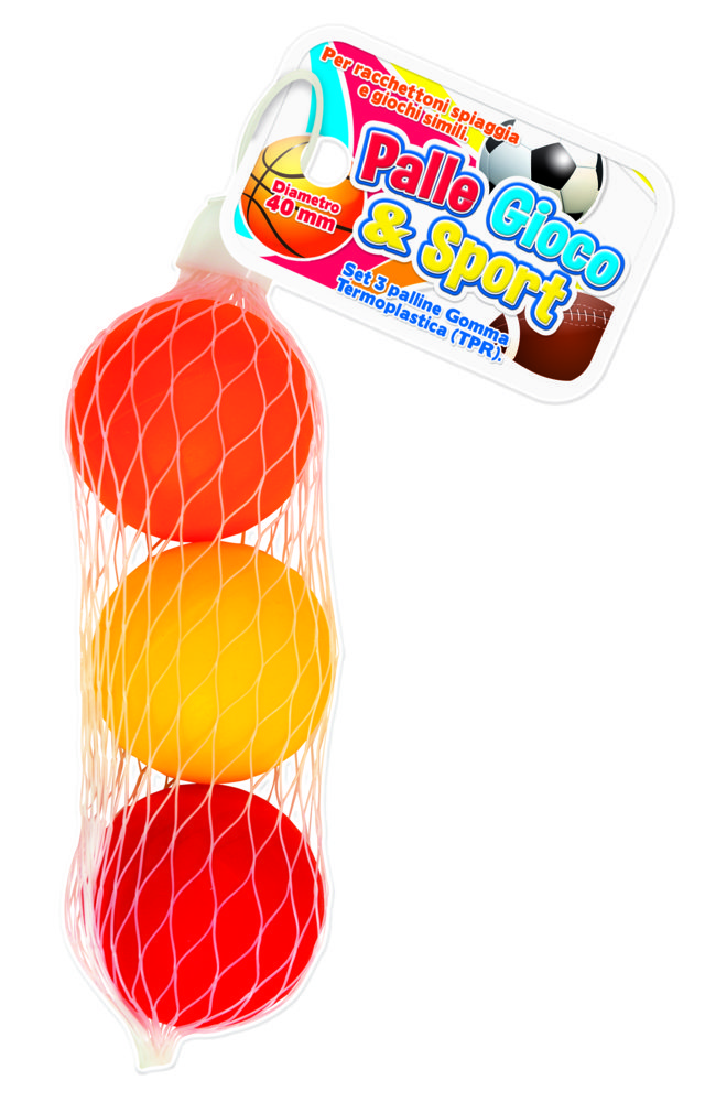 RST10342 3 PALLE RACCHETTONE RETE - immagine 1