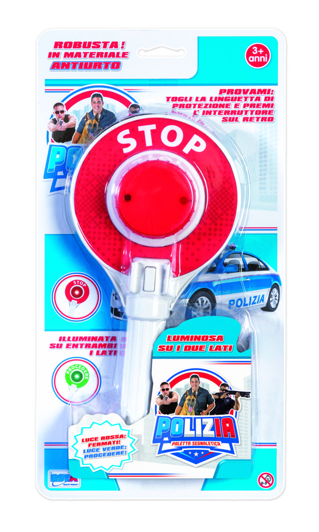 RST10517 PALETTA SEGNALETICA POLIZIA - immagine 1