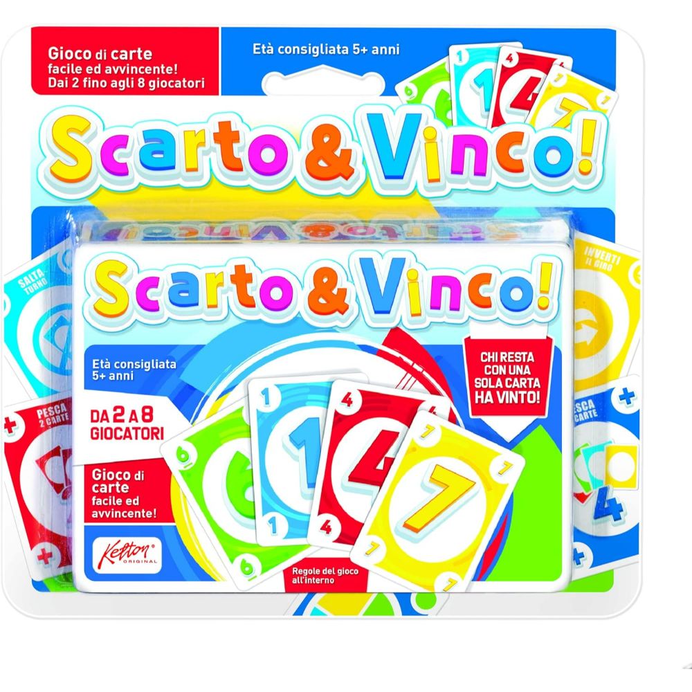 RST10552 Gioco Carte Scarto & Vinco in Blister - immagine 1