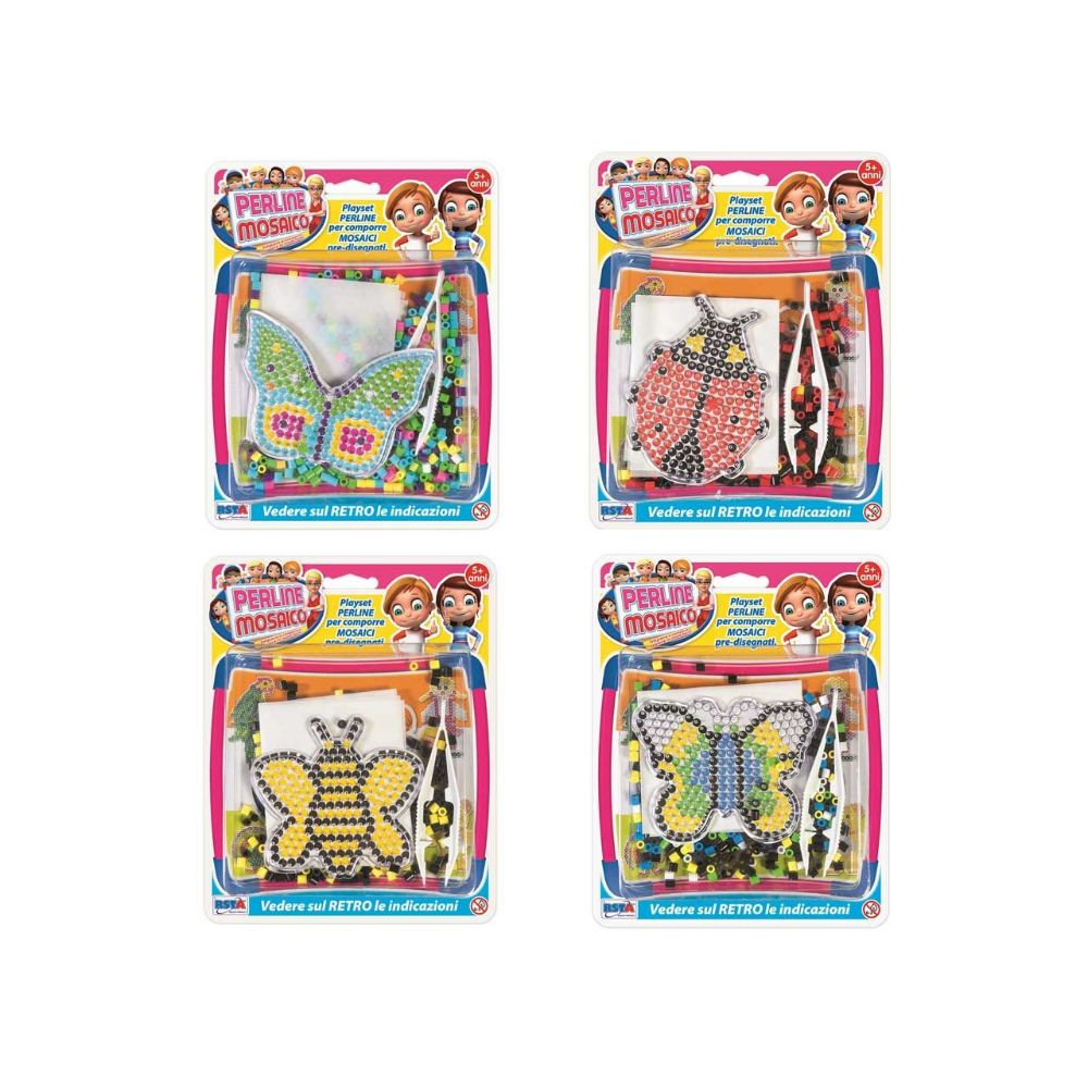 RST11080 BLISTER PERLINE MOSAICO 4 MODELLI ASS. - immagine 1
