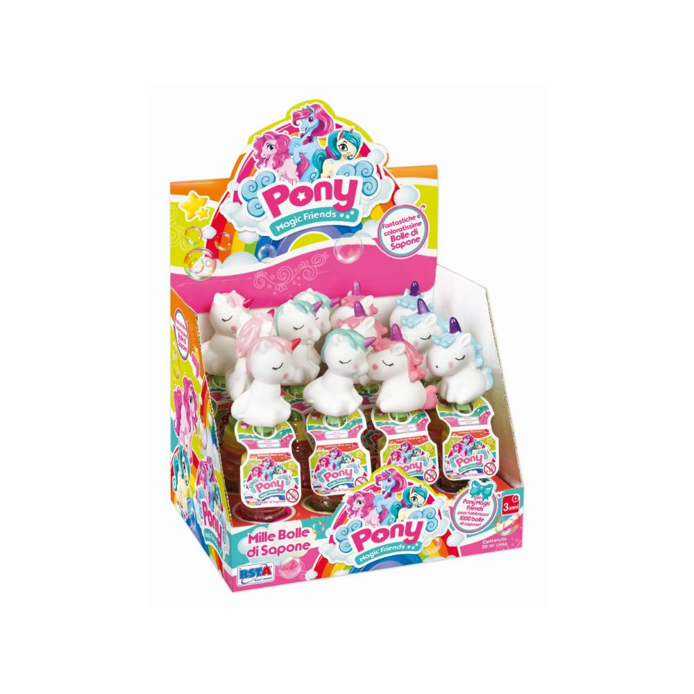 RST11259 BOLLE DI SAPONE PONY 12 PZ DISPLAY 50 ML - immagine 1