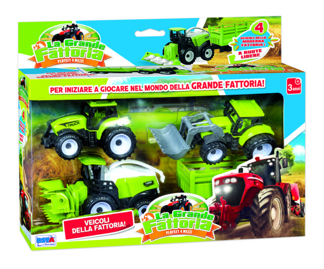 RST11276 3 veicoli agricoli + carro retrocarica - immagine 1
