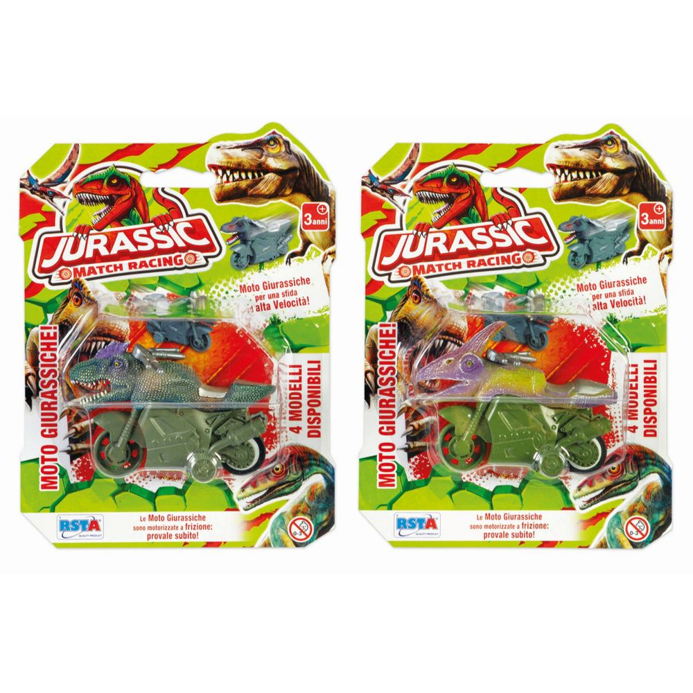 RST11289 BLISTER MOTO JURASSICHE 4 ASS.TE - immagine 1