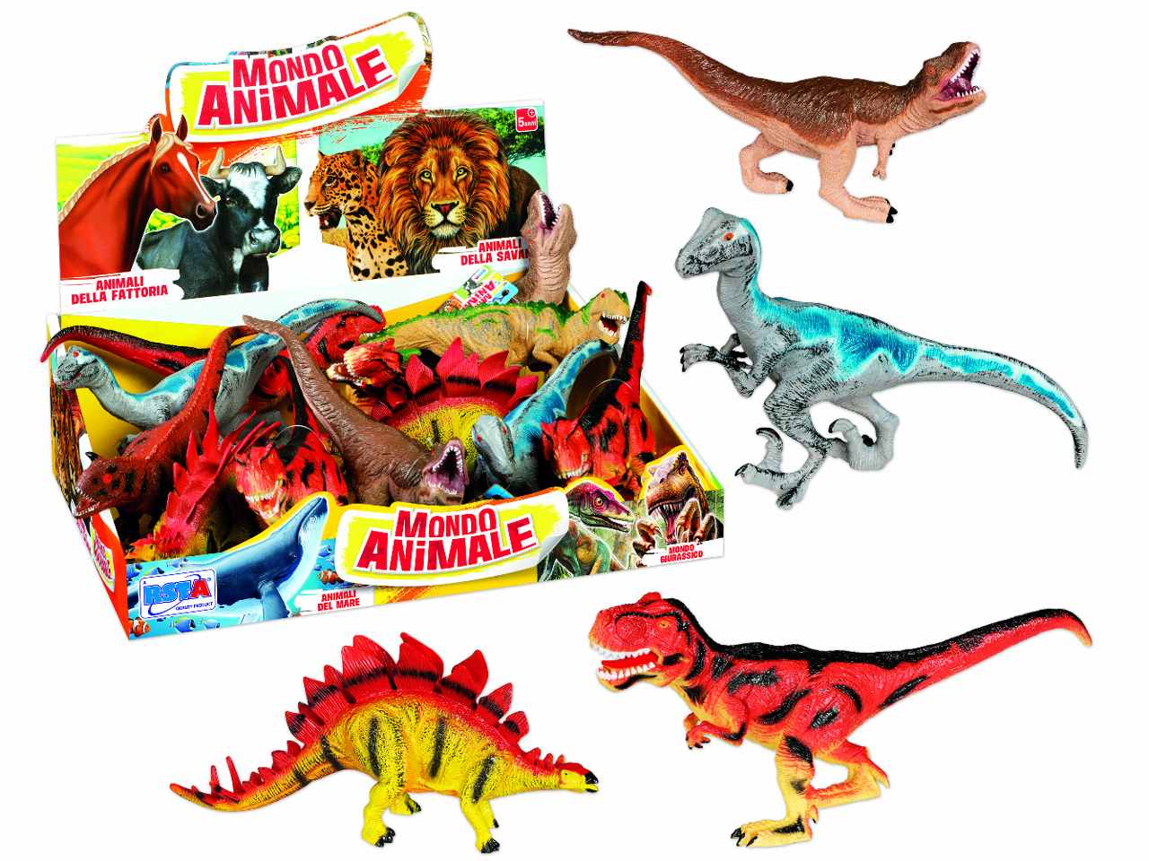 Studio Fotografico Giudicianni&Biffi DINOSAURI 22 CM 6 ASS. DISPLAY 12 PZ - immagine 1