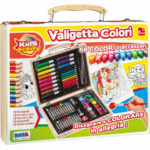 Valigetta legno 67 pezzi colori ass.ti con acc.kids activity