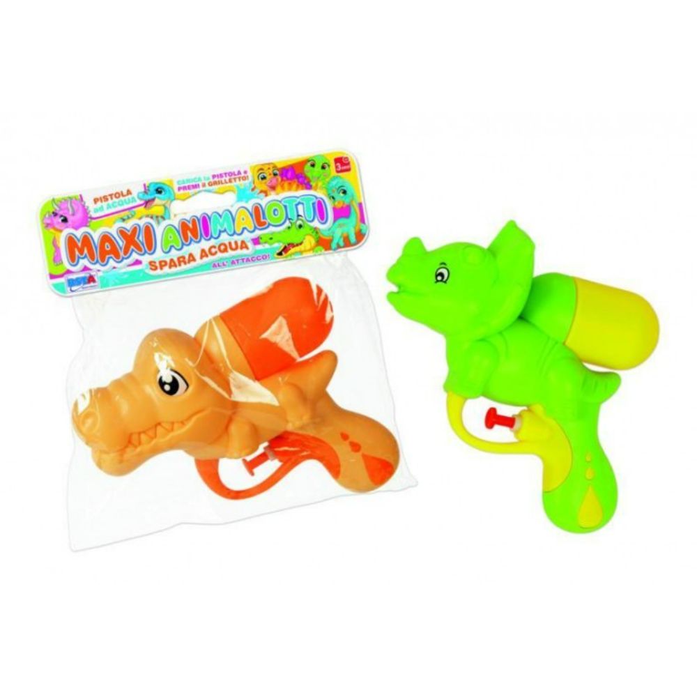 RST11526 Pistola Acqua - Maxi Animalotti - Alligatore Dinosauro 15 cm Busta - immagine 1