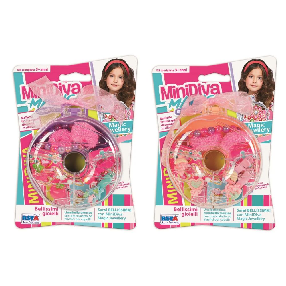 RST11552 Minidiva - Ciambella con Collana Anello e Accessorri Capelli - immagine 1