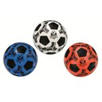 PALLA CALCIO 13CM 80GR. PVC 3 COL. ASS SGONFIO