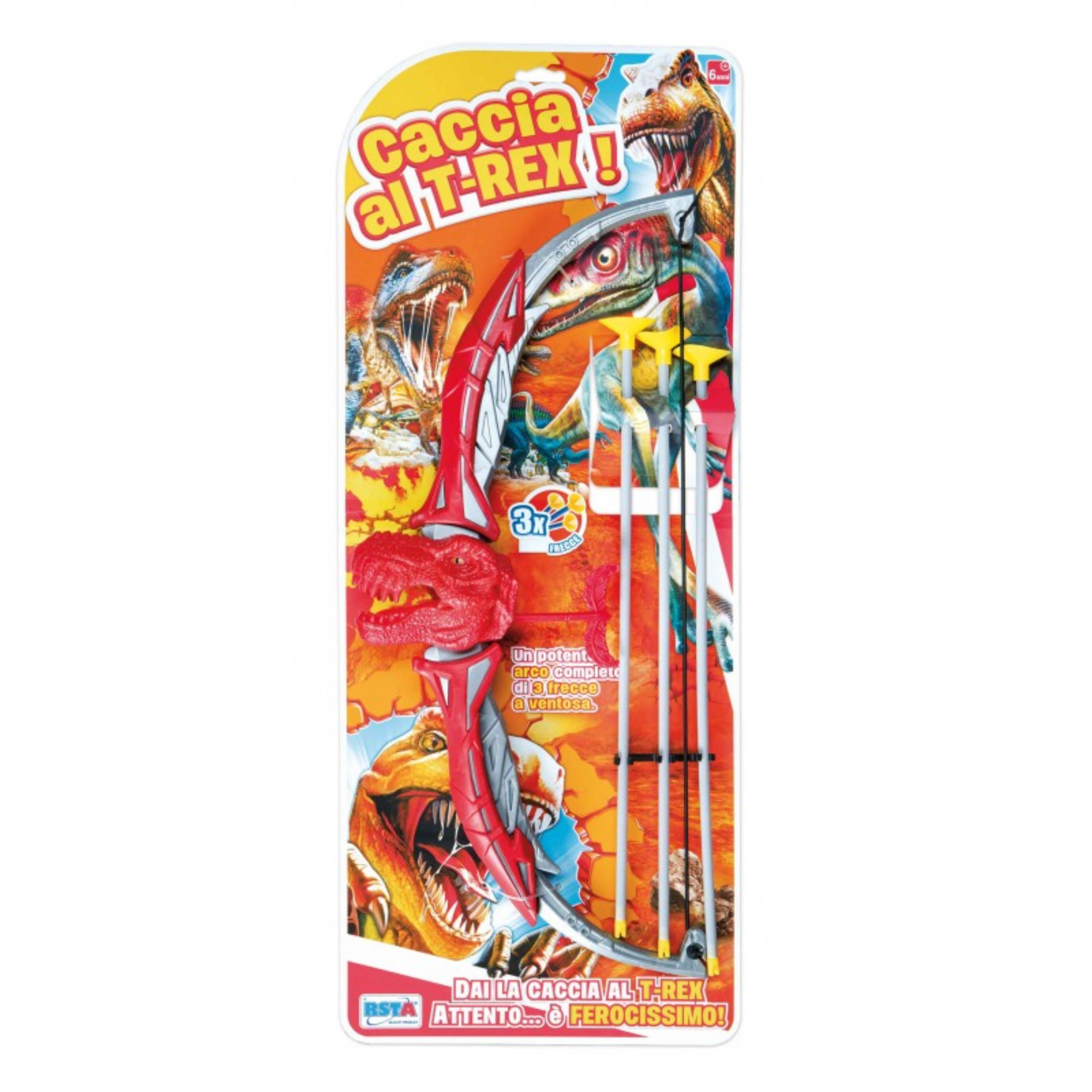 RST11593 Blister Arco con 3 Frecce - Caccia al T Rex - immagine 1