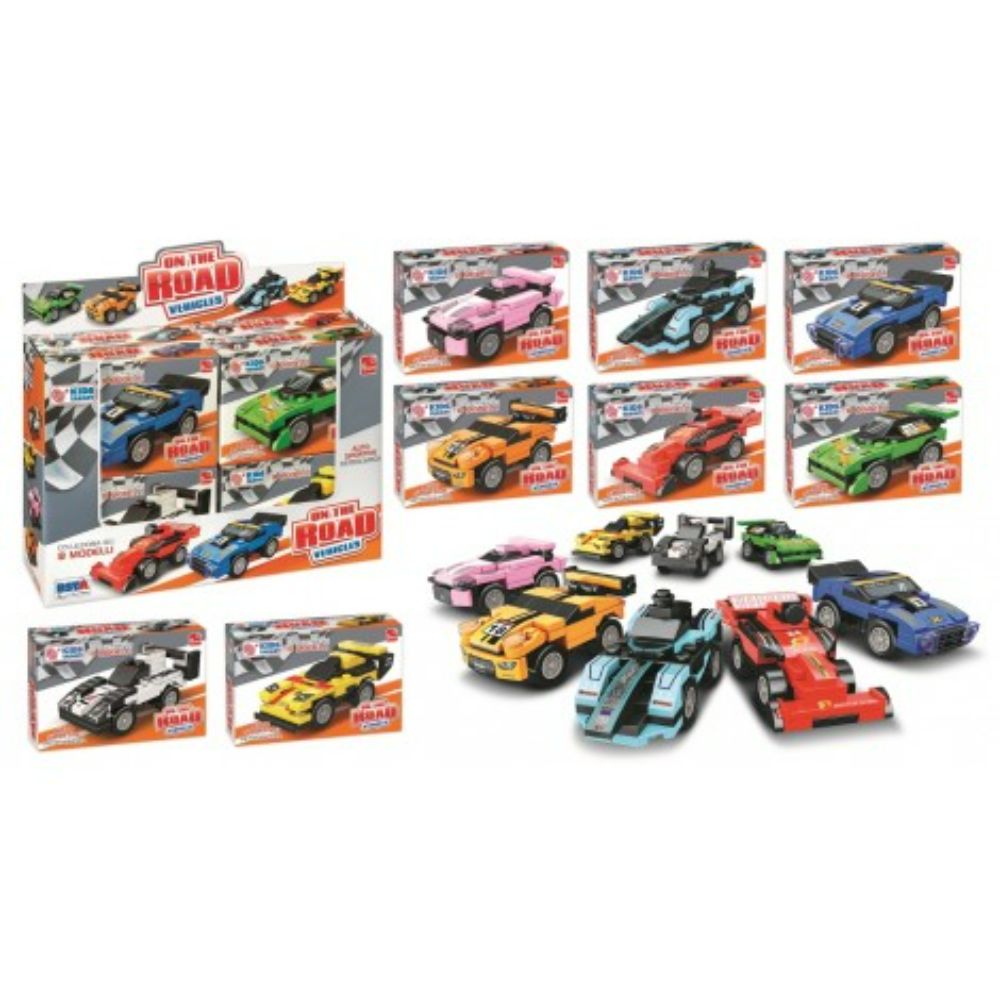 RST11720 SET COSTRUZIONI KIDS TARGET AUTO SPORTIVE 8 ASS. - immagine 1