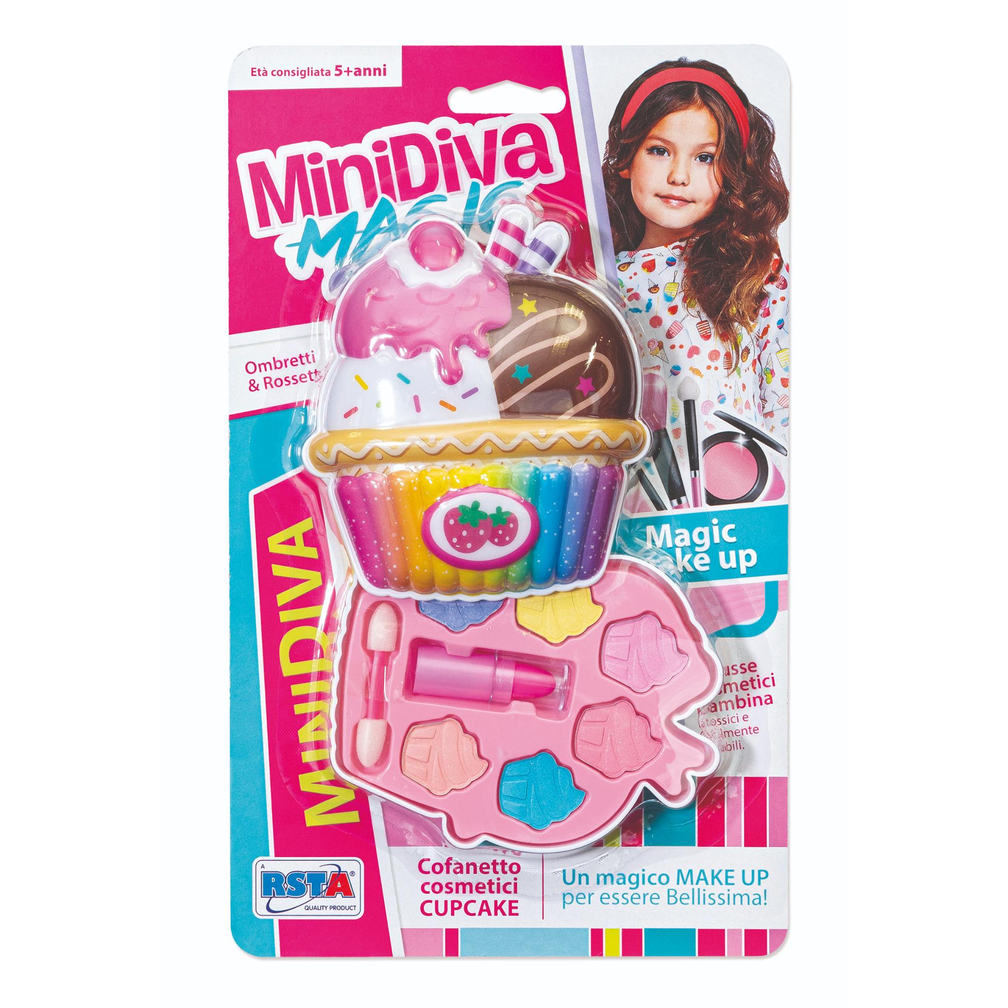 RST12018 Set Minidiva Cosmetici Trousse Cup Cake Blister - immagine 1