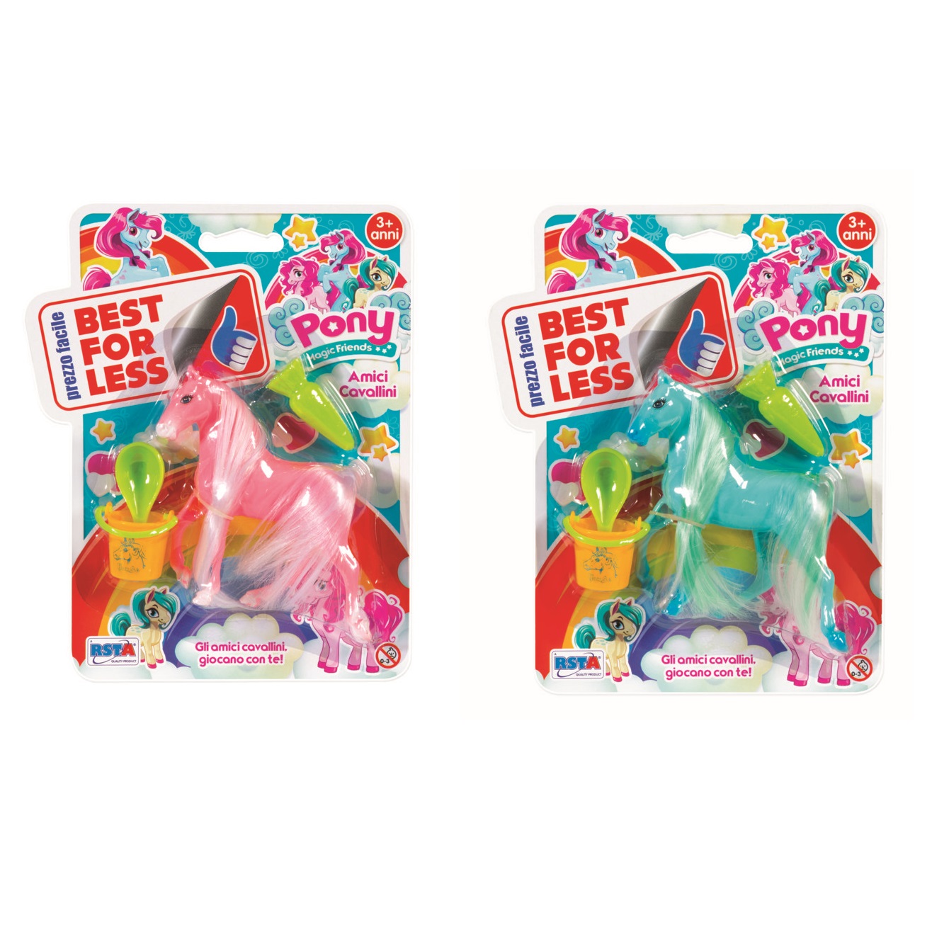 RST3657 CAVALLINO AMICI PONY BLISTER BEST FOR LESS - immagine 1