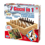 Scacchiera 7 Giochi in 1 Scacchi/Dama 