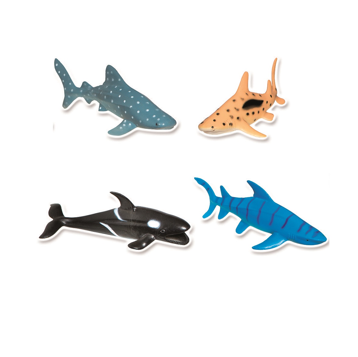 RST9786 ANIMALI MARE 18CM 6AS.DSP 12PZ MONDO ANIMALE - immagine 1