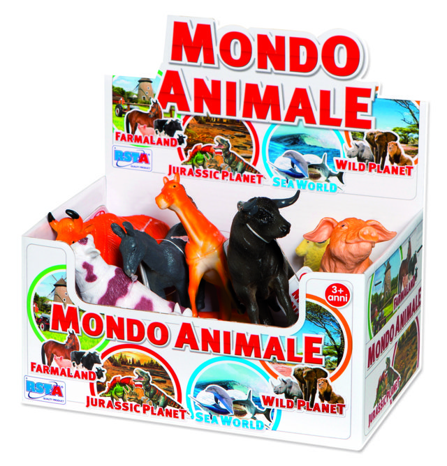 RST9787 Anim.fattoria 18cm 8as dsp12pz mondo animale - immagine 1