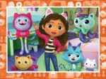 4 Puzzle in 1 - Gabby's Dollhouse - immagine 3