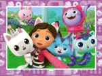 4 Puzzle in 1 - Gabby's Dollhouse - immagine 4